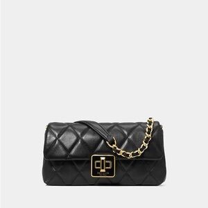 ♠️kate spade Carey Quilted Mini Crossbody, Black NWT